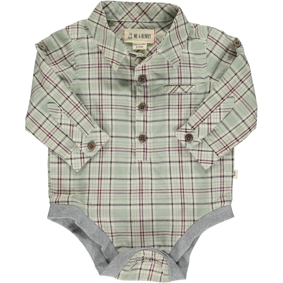 Jasper Onesie Green Plaid