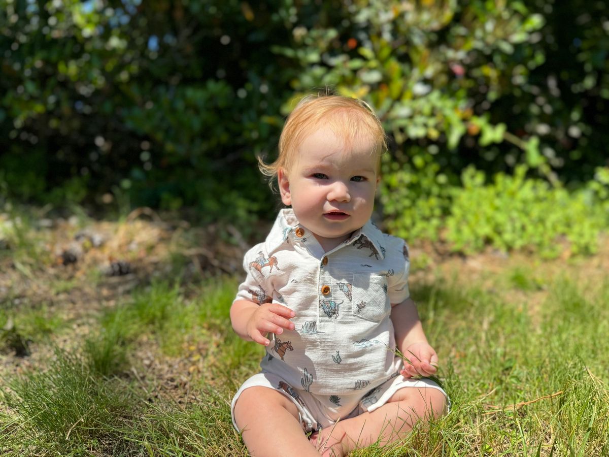 Finley Western Romper