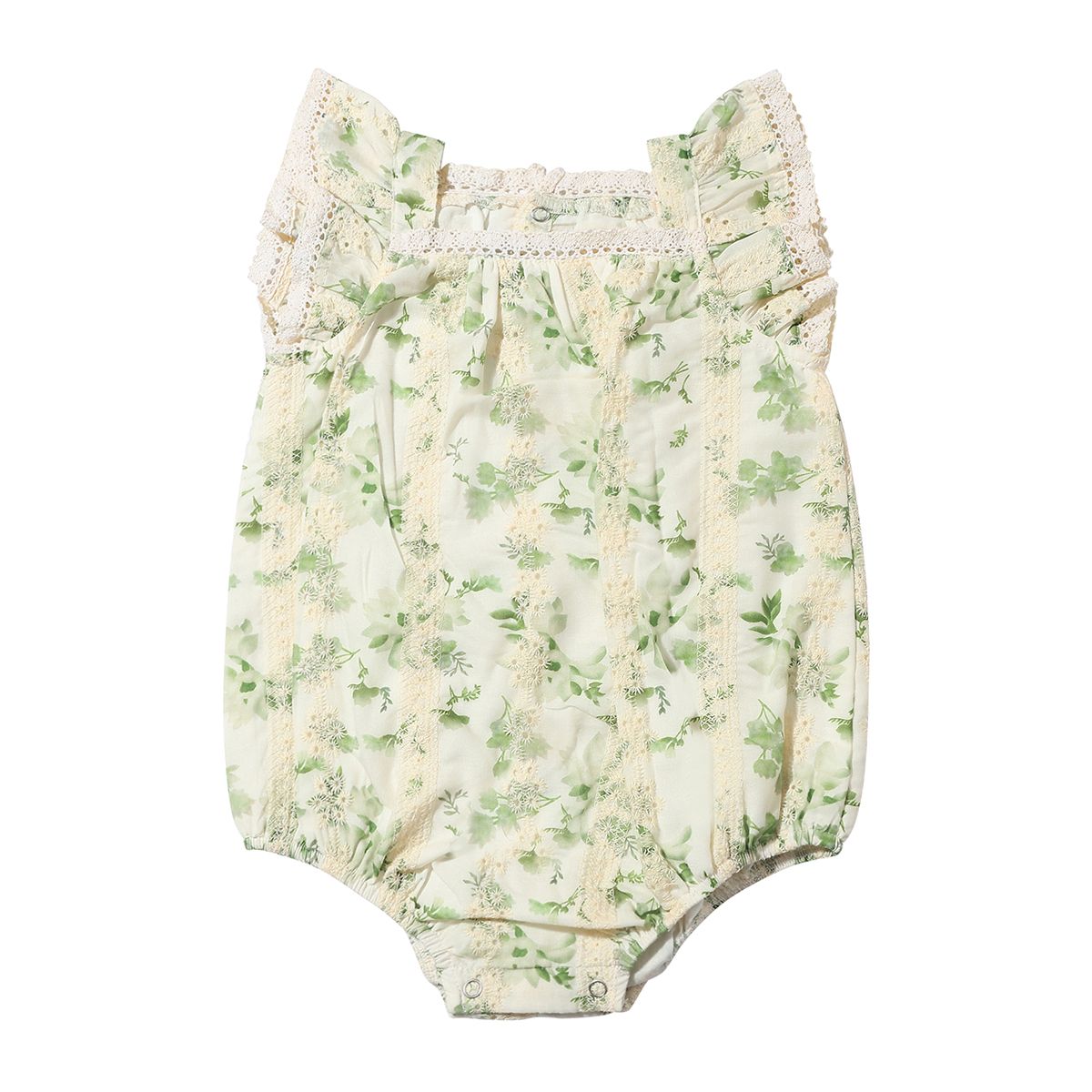 Green Eyelet Charlotte Bubble