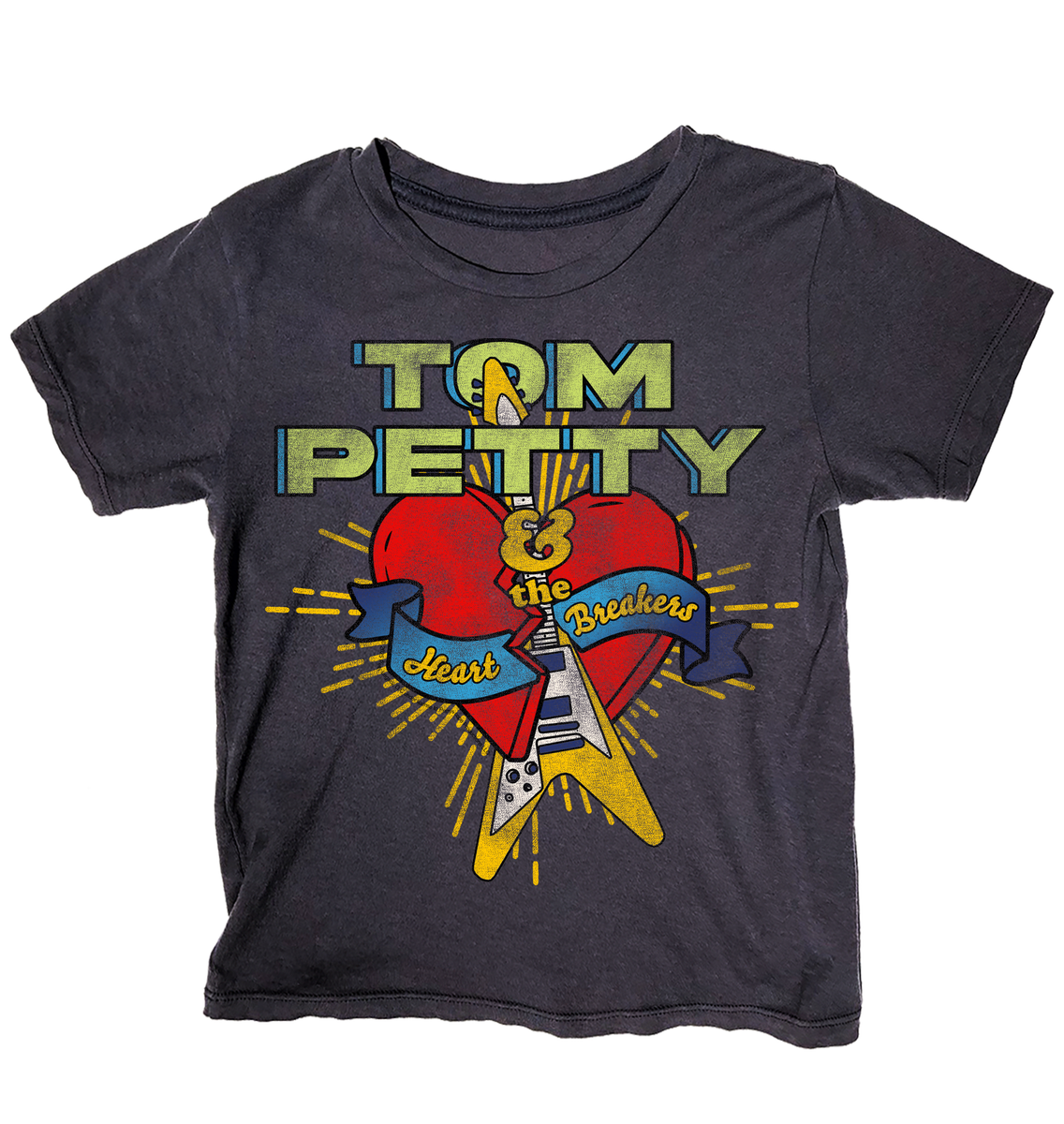 BLK Tom Petty and The Heartbreakers Tee