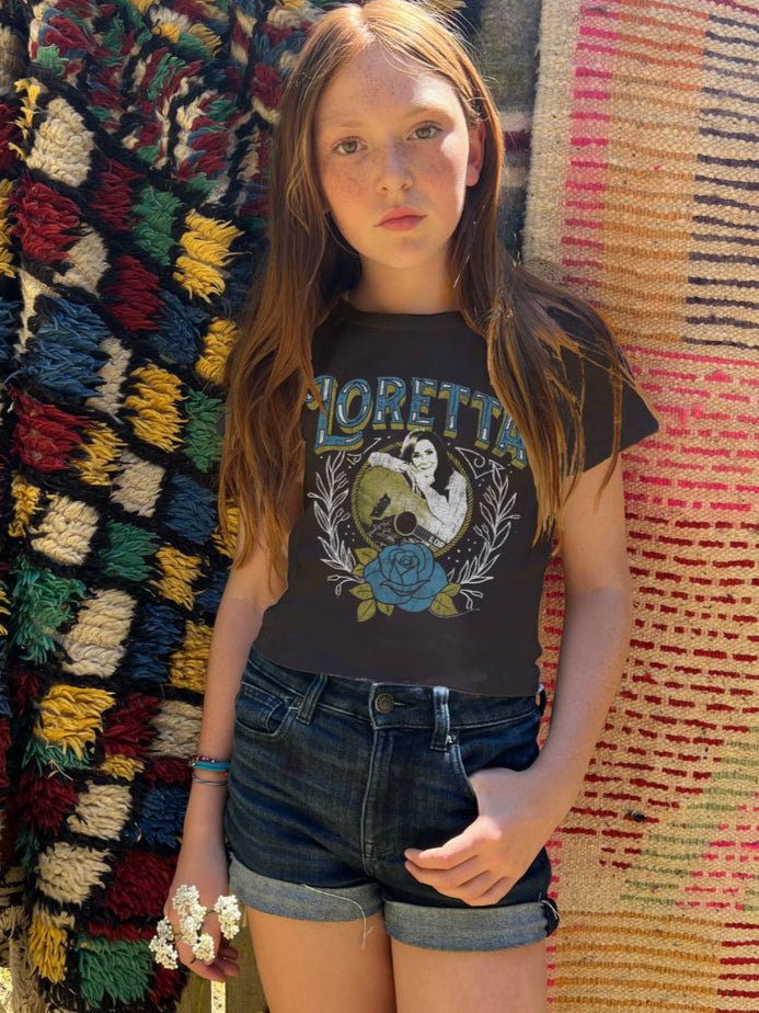 Loretta Lynn Girls Fitted Tee