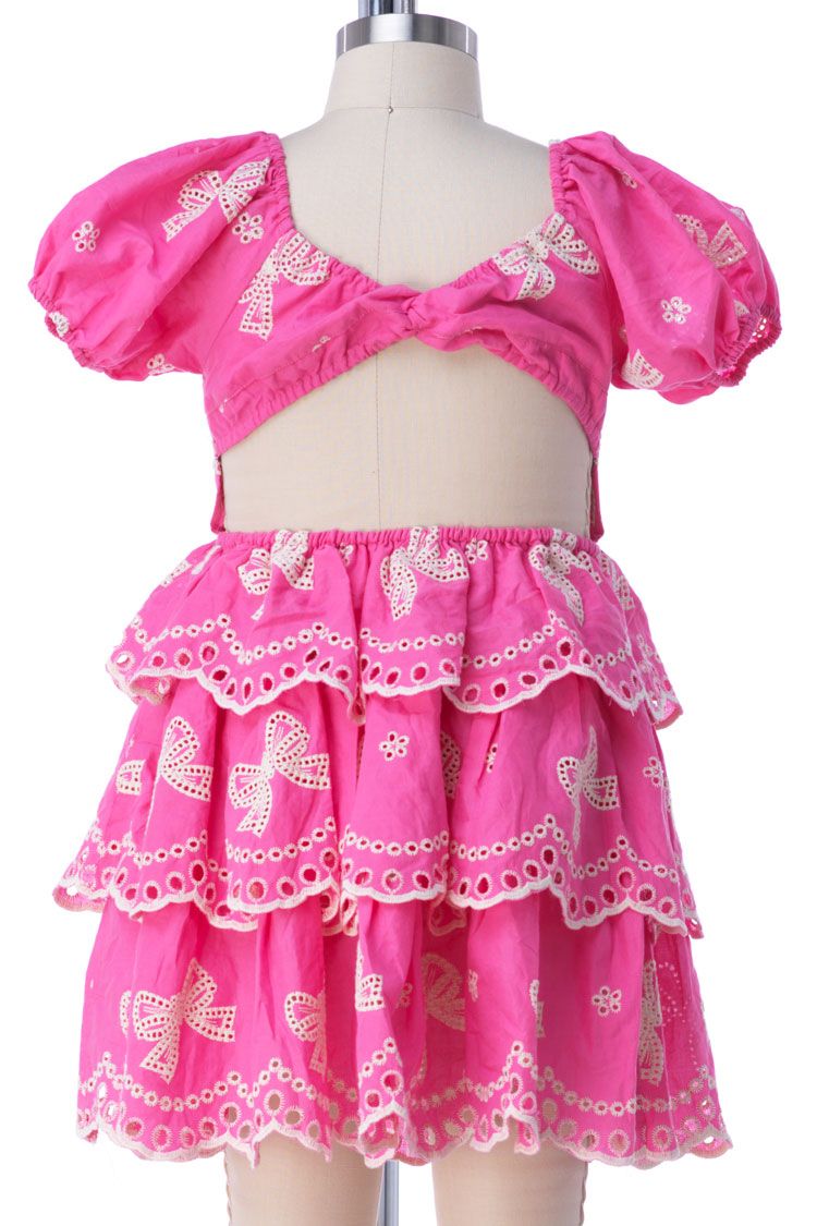 Hot Pink Fauna Dress