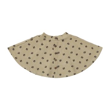 Oatmeal Floral Cord Cara Skirt