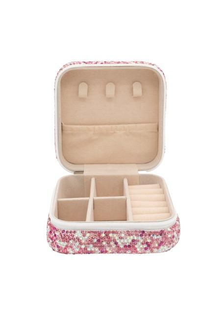 Pink Crystalized Jewelry Box