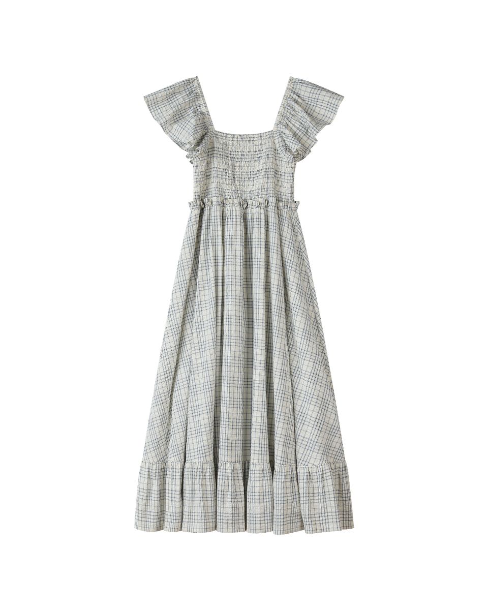 Blue Plaid Molly Mom Dress