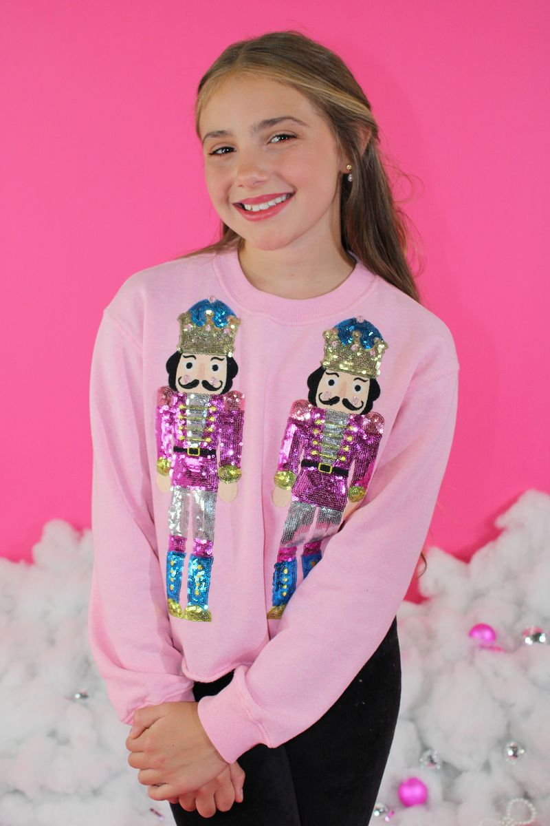 Sequin Nutcrackers Sweatshirt