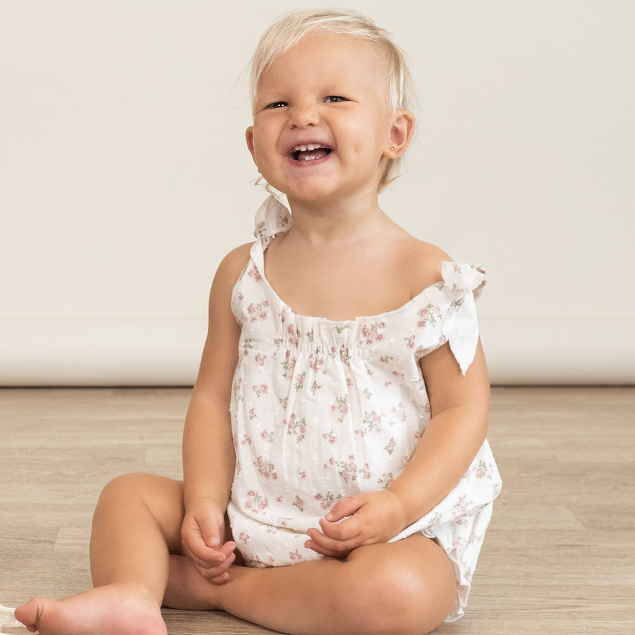 English Roses Bubble Romper