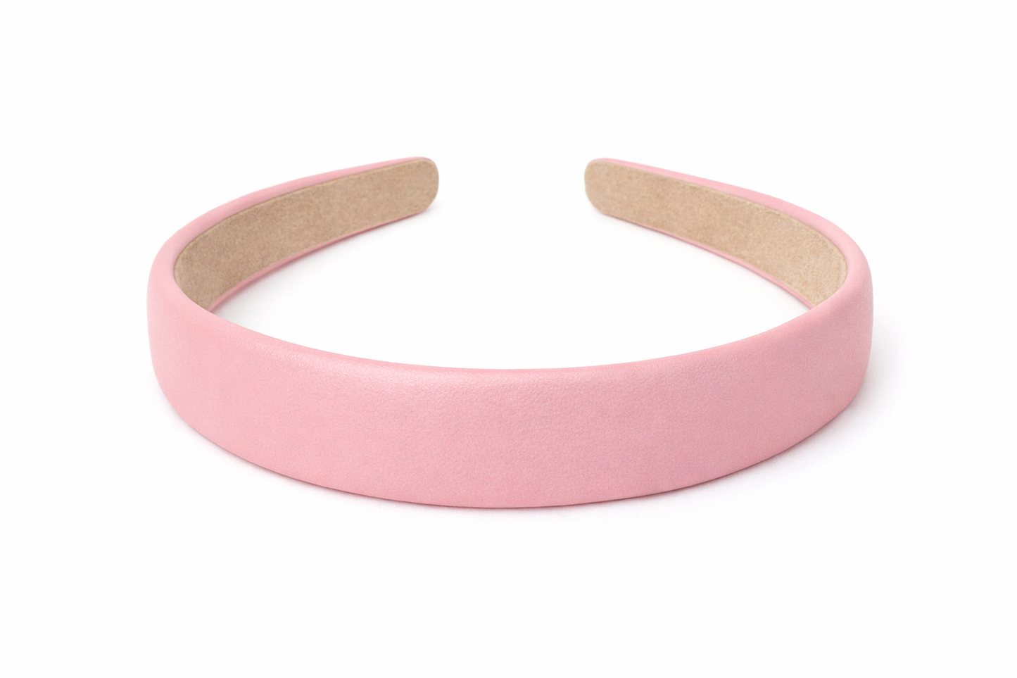 Mauve Faux Leather Headband