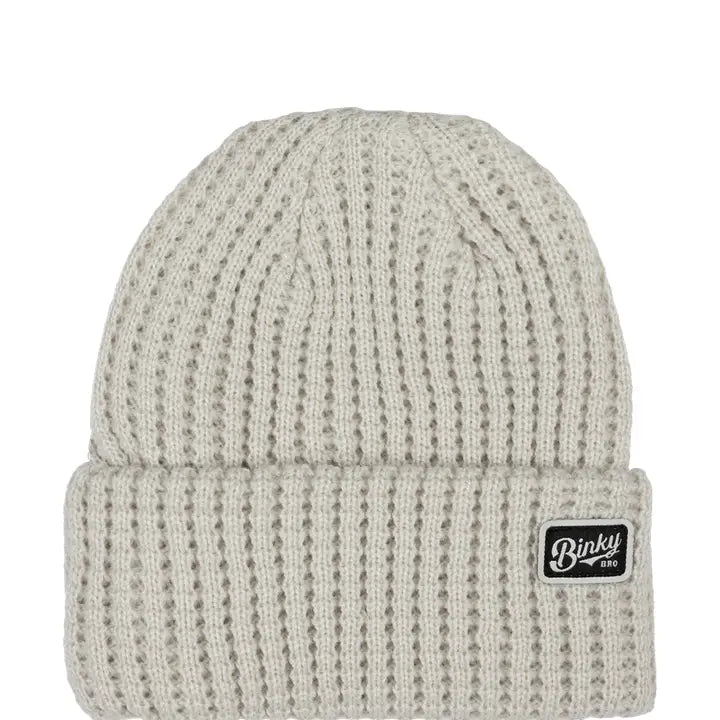 Natural Waffle Beanie