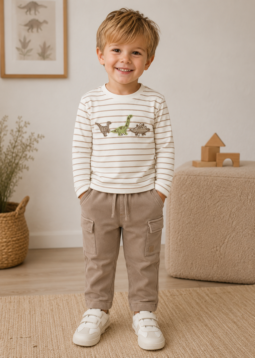 Stirpe Toffee Tee with Dinos