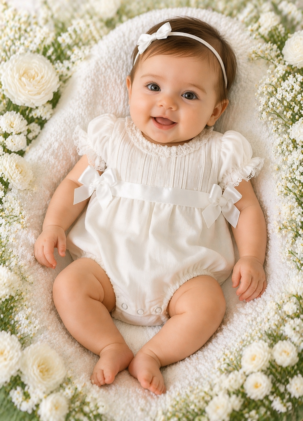 Lace Collar Romper