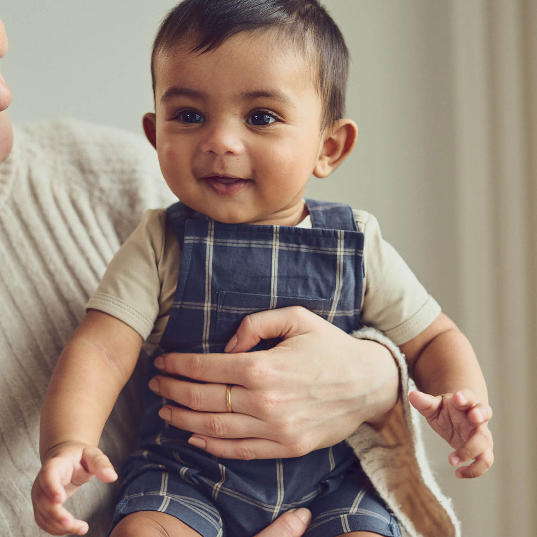 Night Blue Cashmere Overalls Set