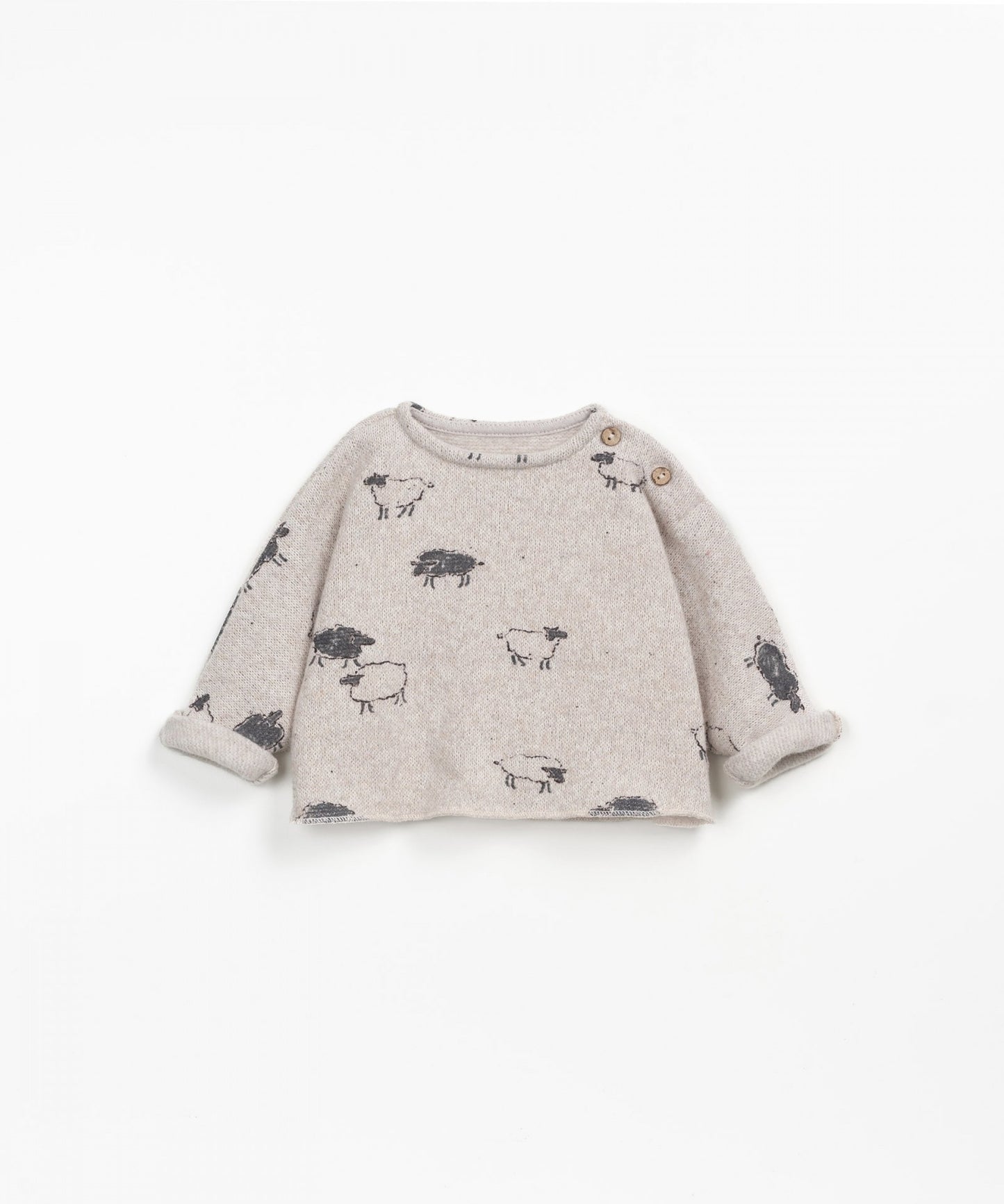 Soft Yarn Sheep Print 2pc Set