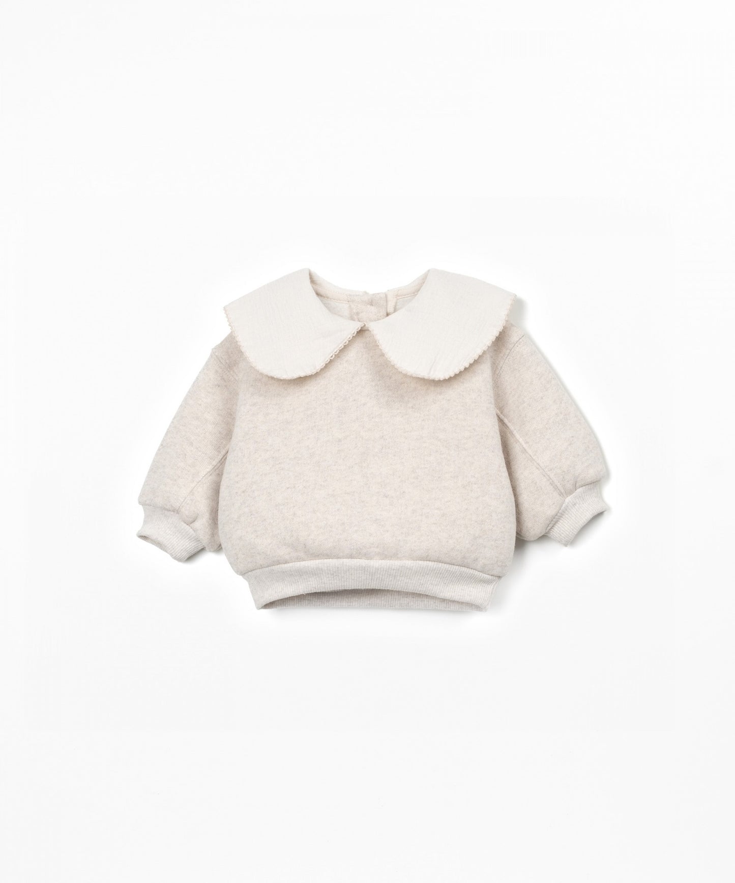 Knit Collar Sweater Tan Leggings Set