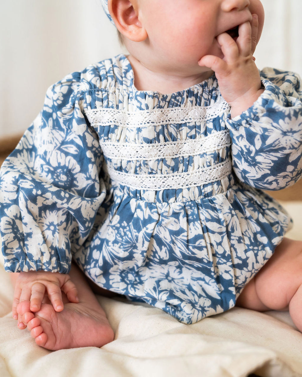 Mykonos Baby Romper and Headband