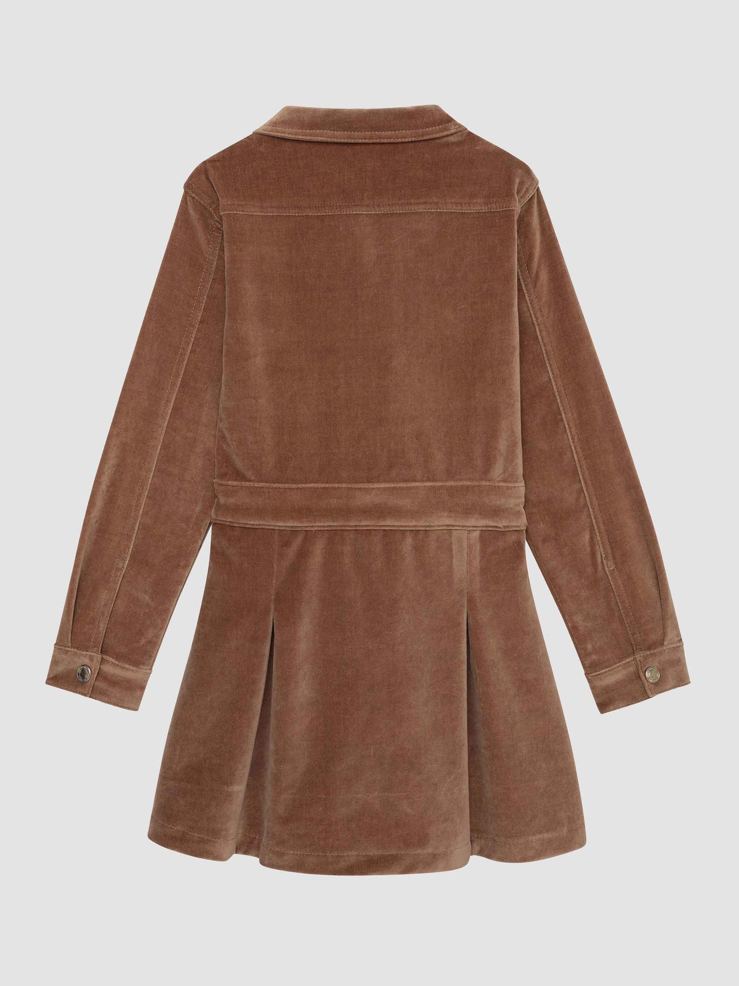 Teakwood Velour Manning Dress