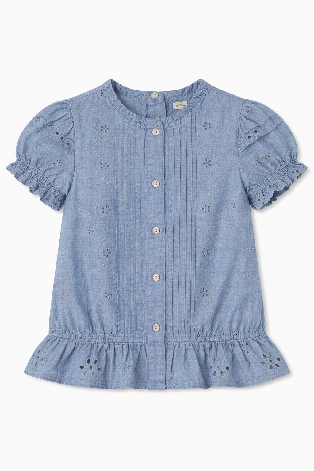 Fauna Eyelet Crop Top