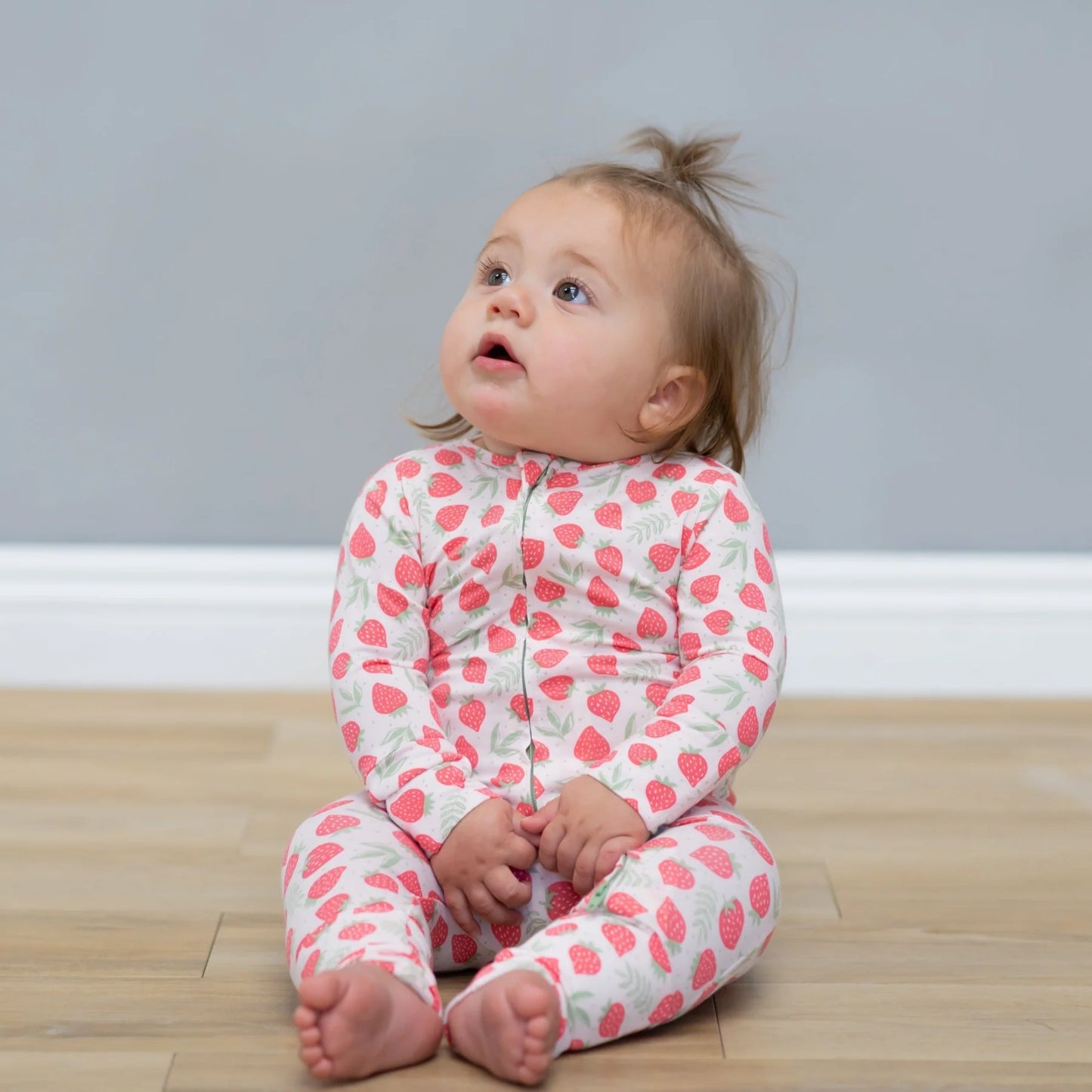 Strawberry Basil Romper