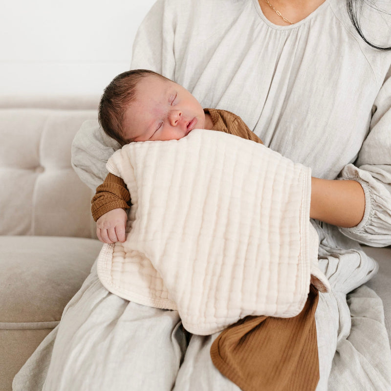 Cream Cloud Muslin Burp Cloth