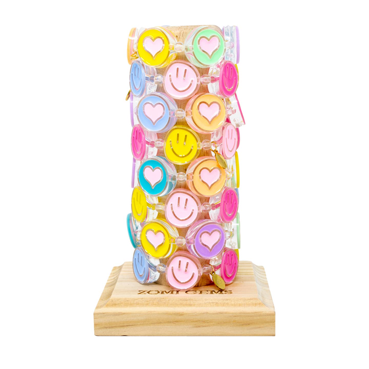 Jumbo Hearts and Smile Bracelet