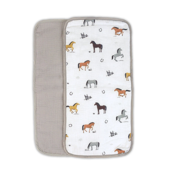 Chantilly Gray 2pk Burp Set