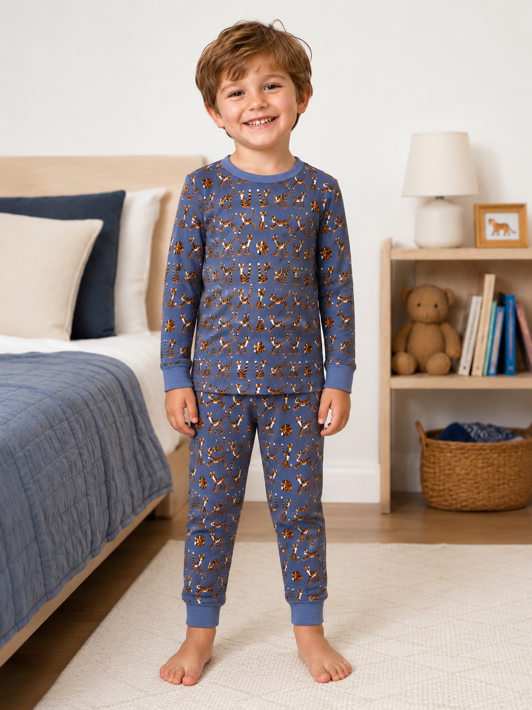 Moonlight Tiger Pajama Set