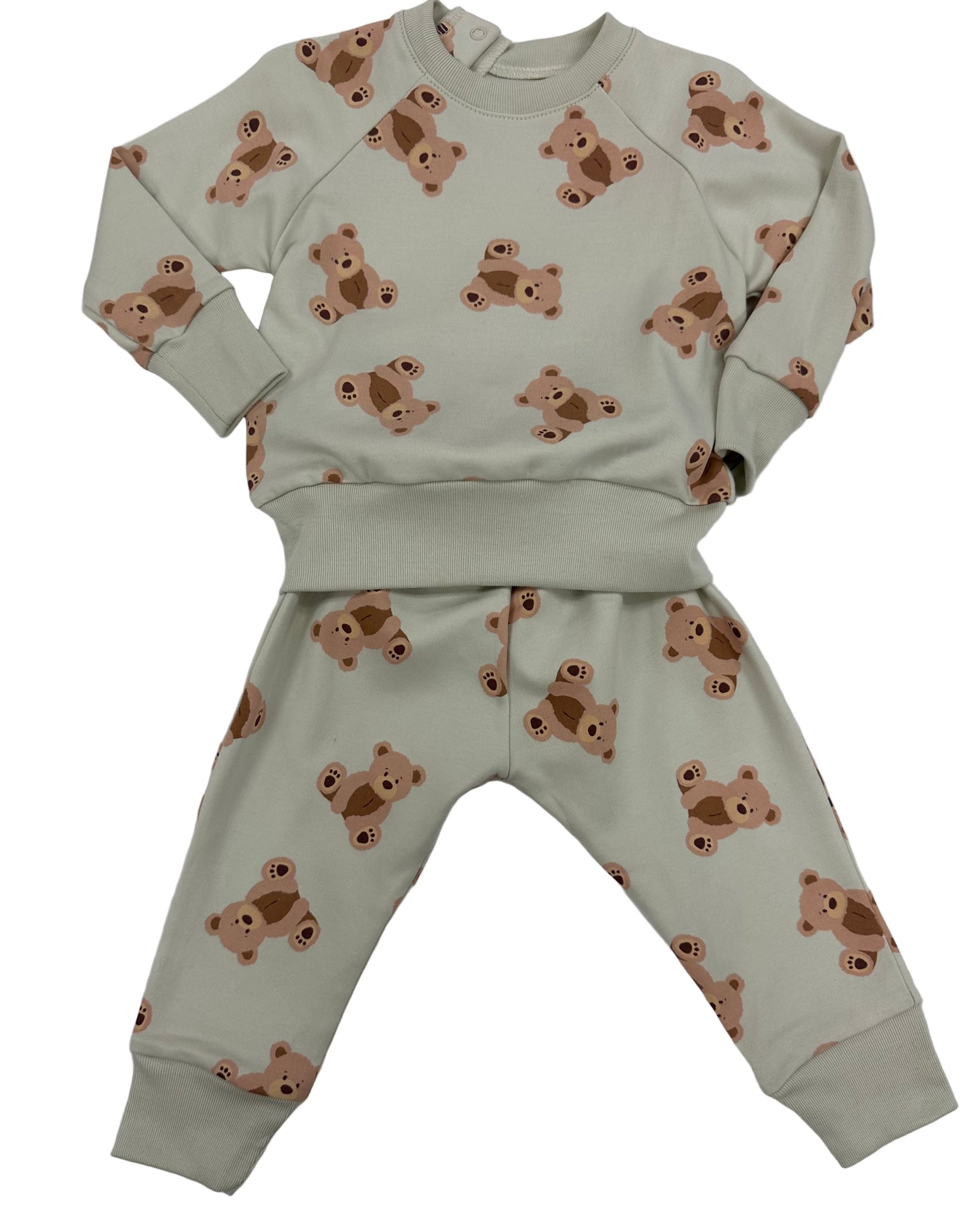 Allover Bear Print 2pc Set