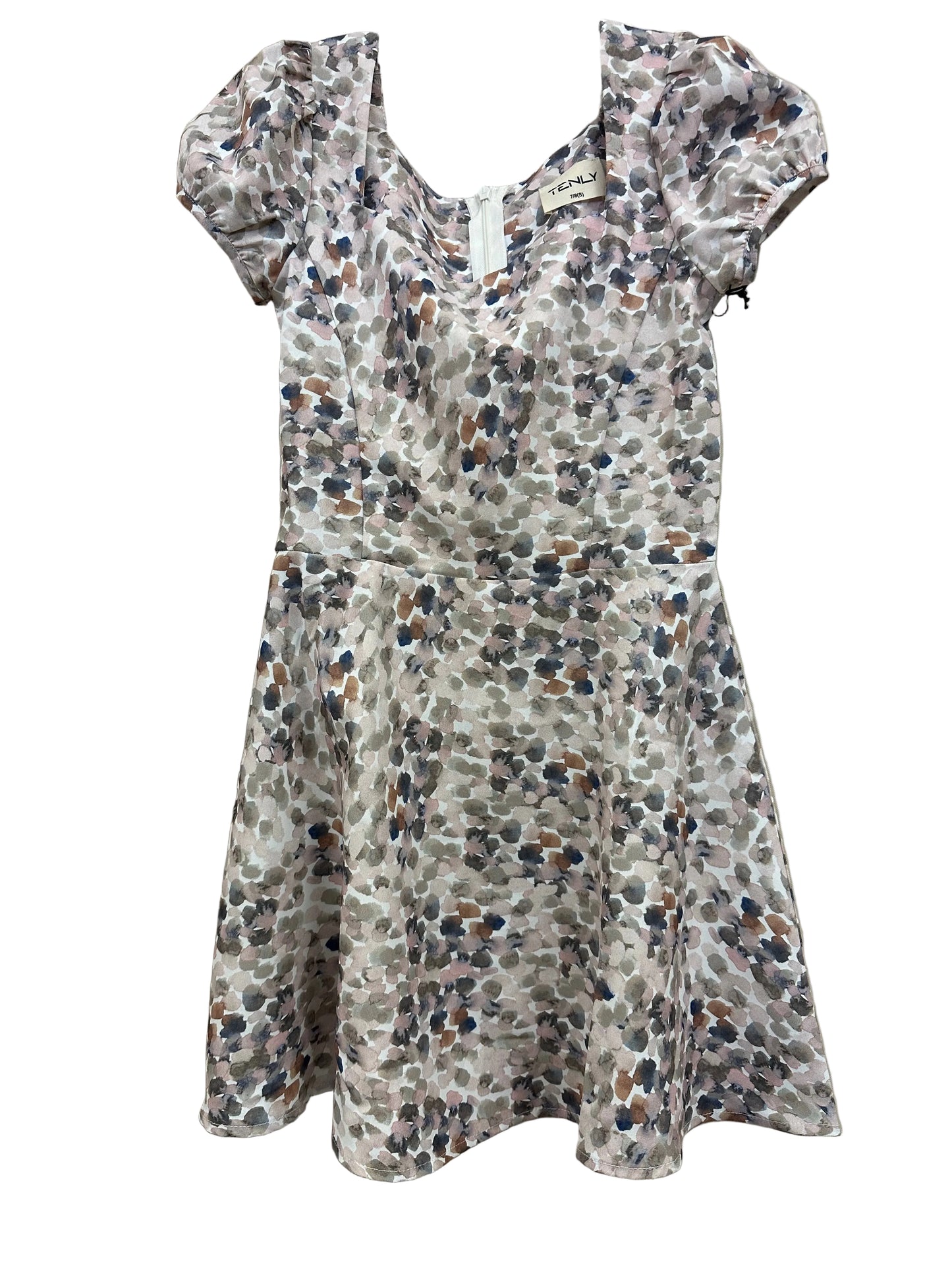 Satin Puff Sleeve Jubilee Dress