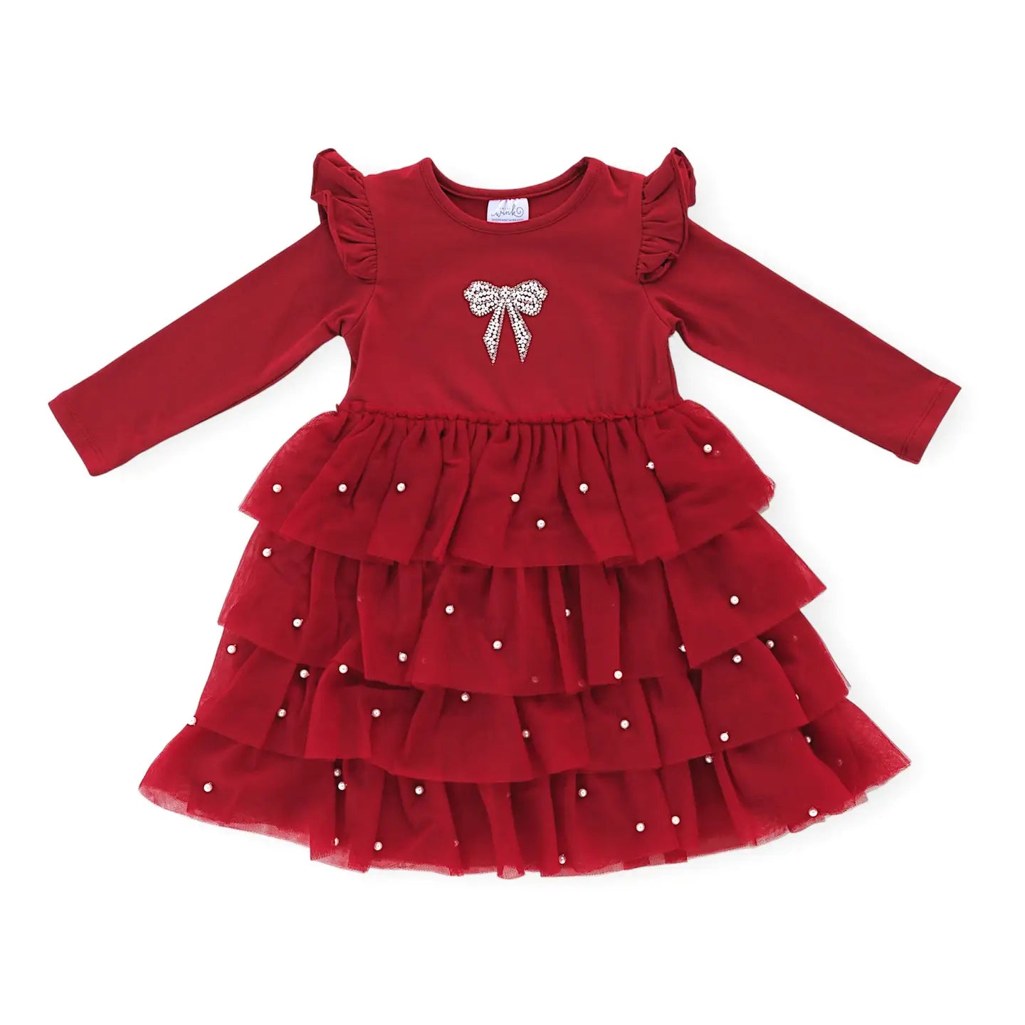 Christmas Pearl Tutu Dress