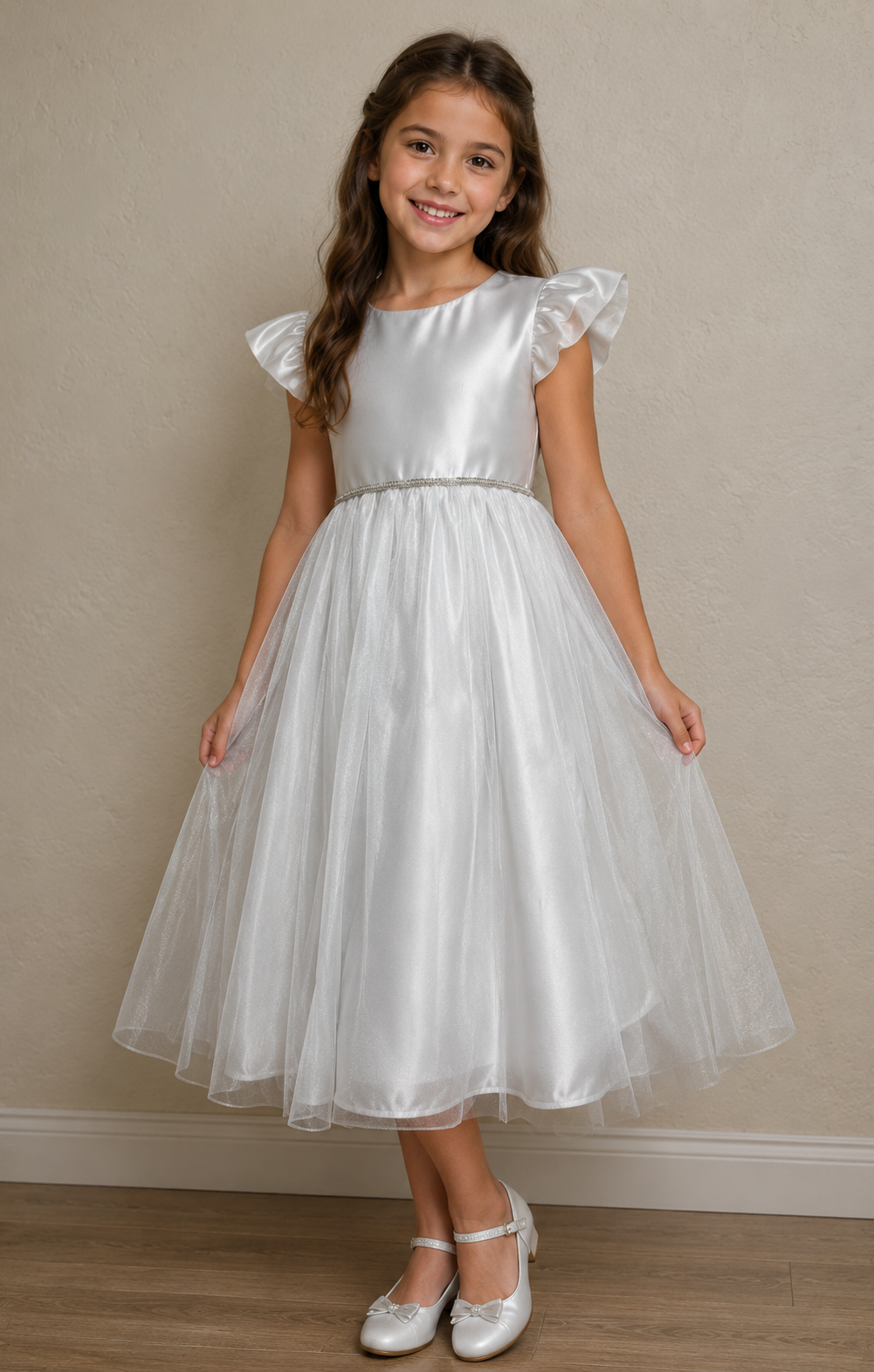 Satin Tulle Dress