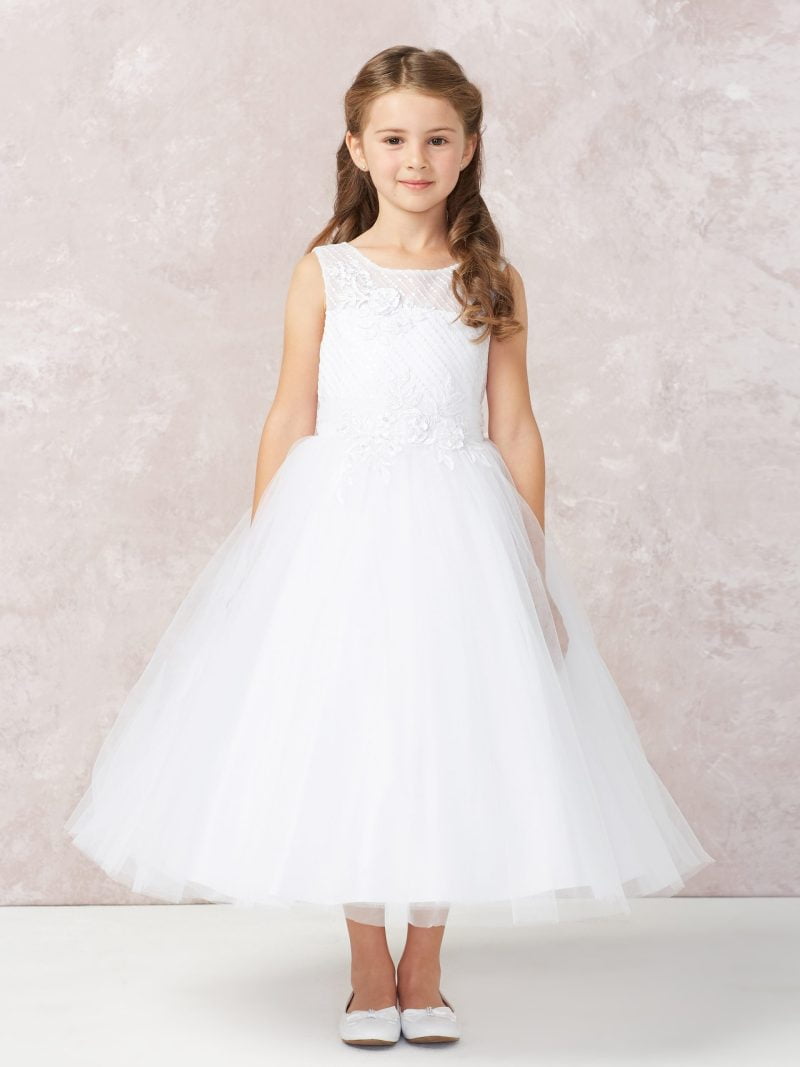 5753 Lace Applique Dress