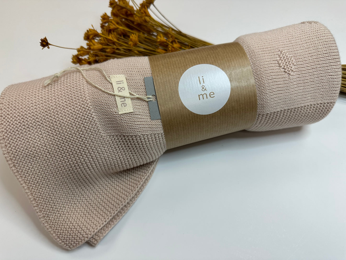 Light Pink Knit Blanket