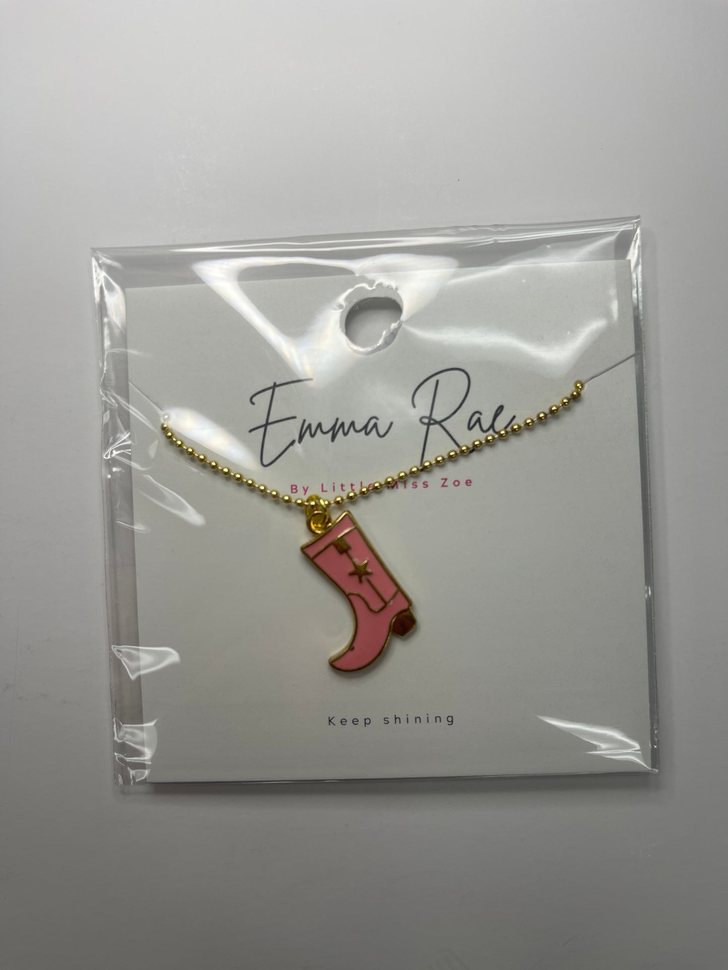 Cowboy Boot Necklace