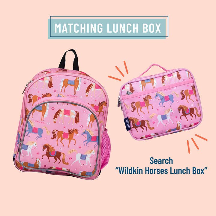 Horses Backpack - 12 inch