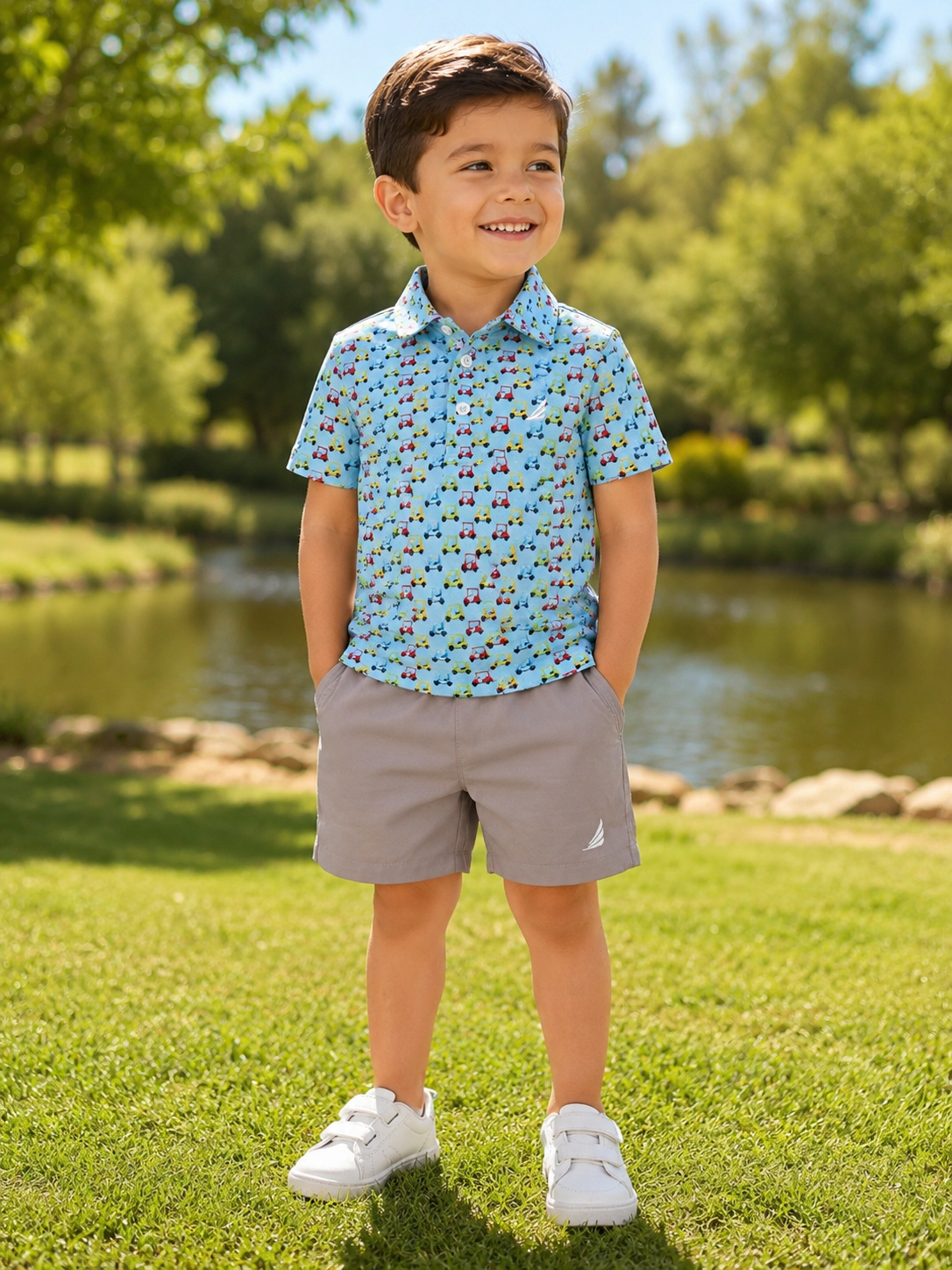 Solid Performance Khaki Short
