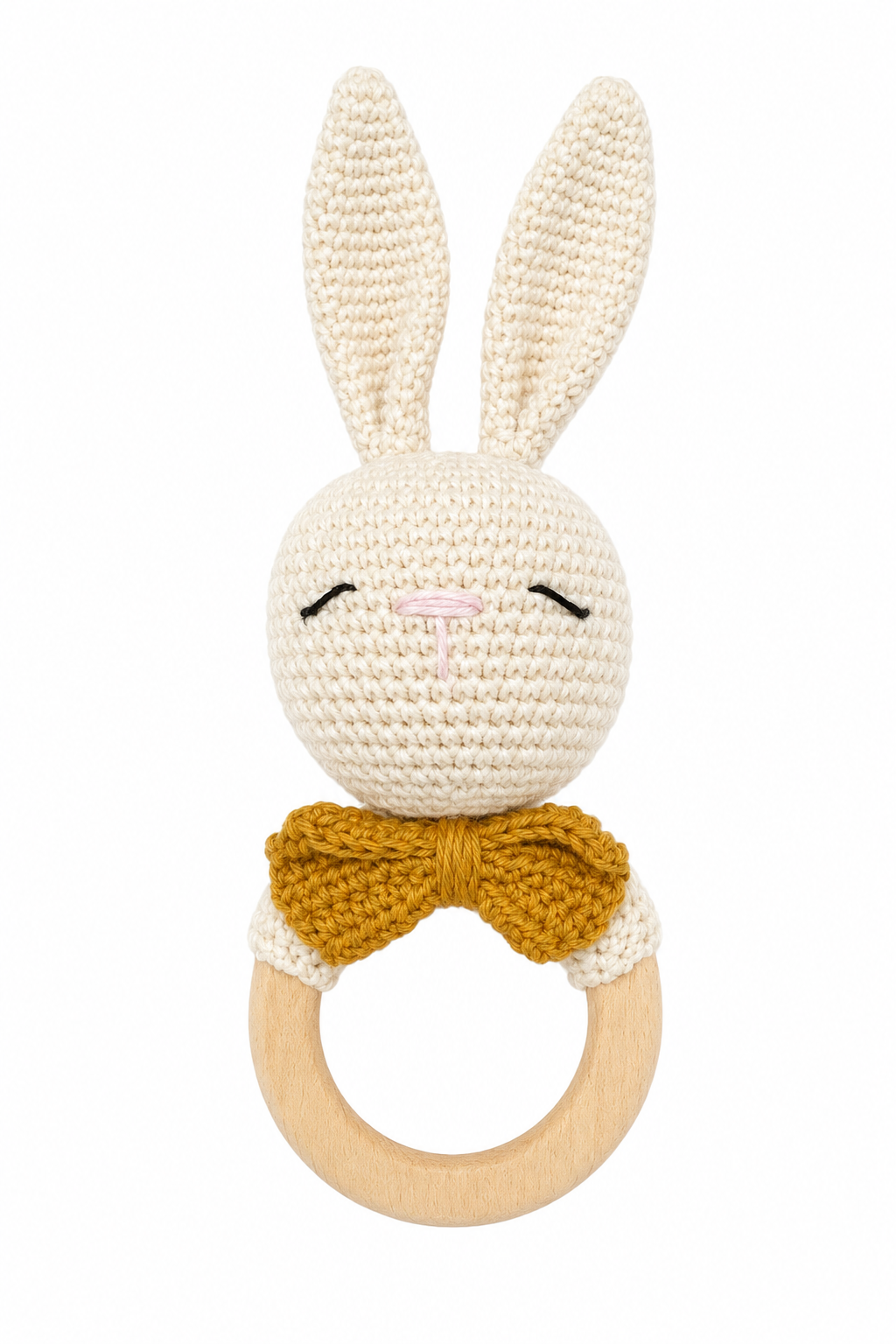 Crochet Rabbit Teether Toy