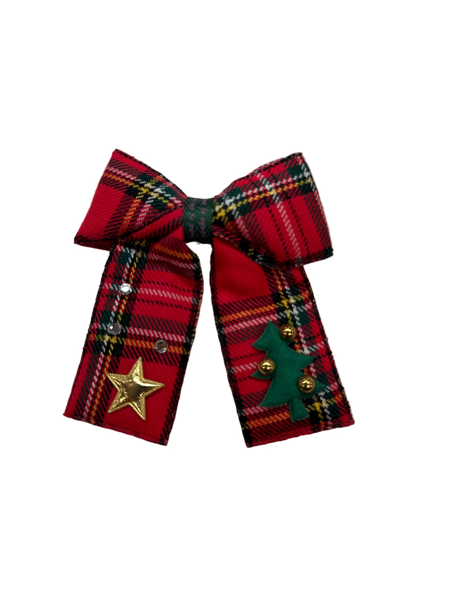 Christmas Ribbon Hair Clip