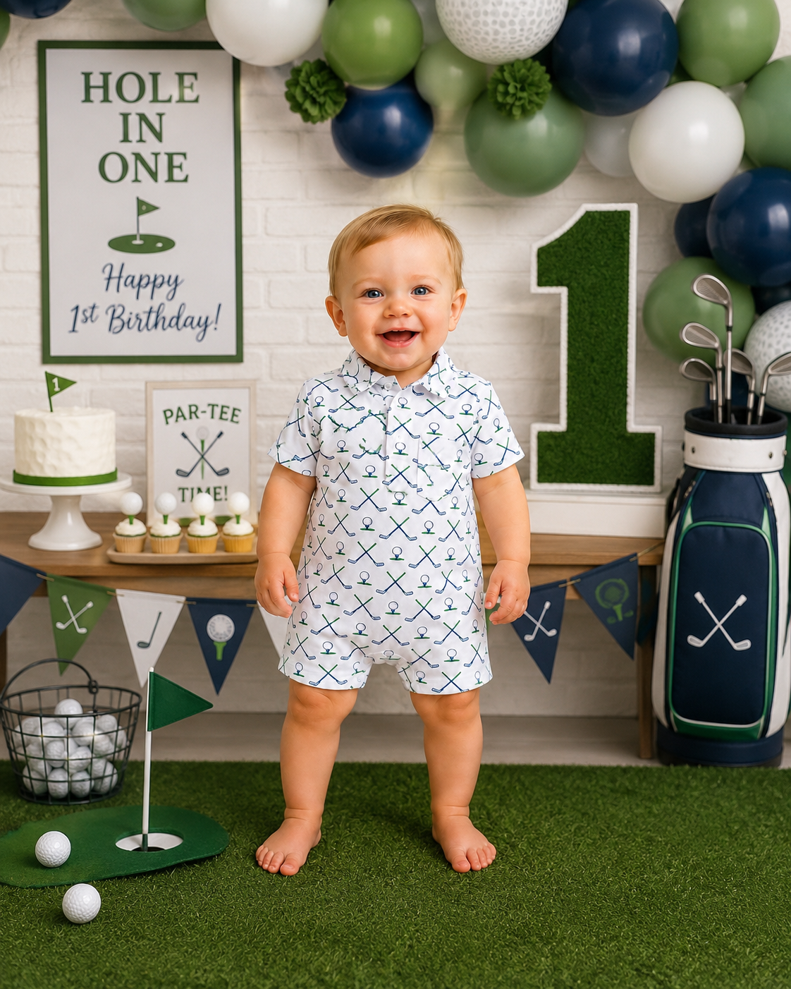 Simple Golf Polo Shortie