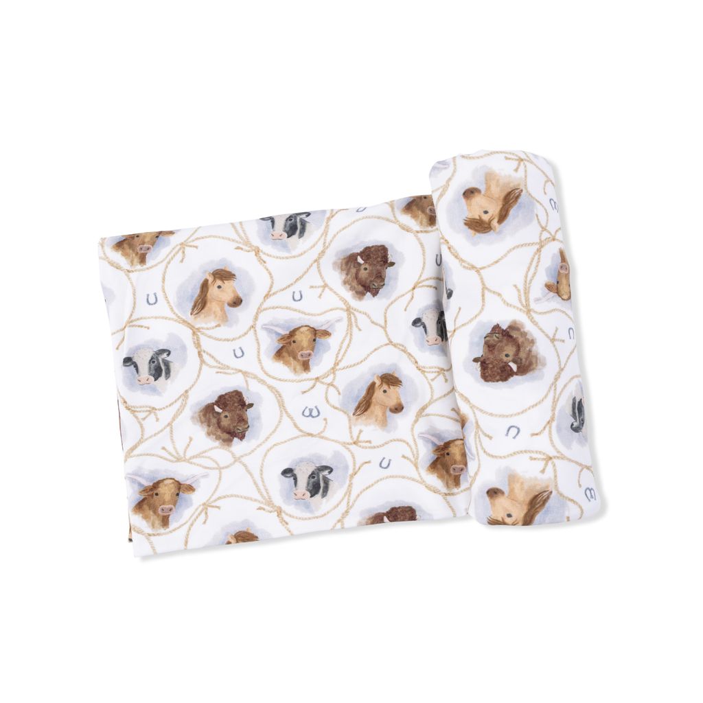 Farm Animals Swaddle