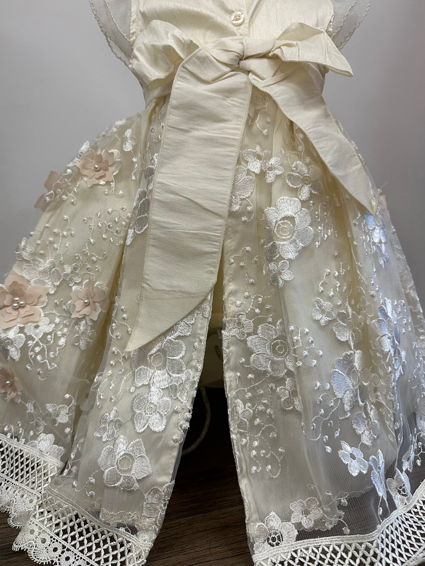 Violet Ivory Lace Gown