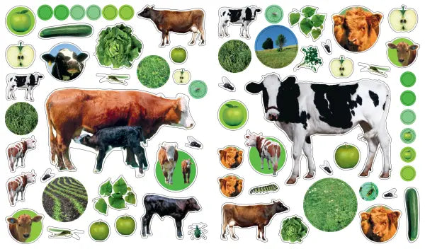 On The Farm Stickers