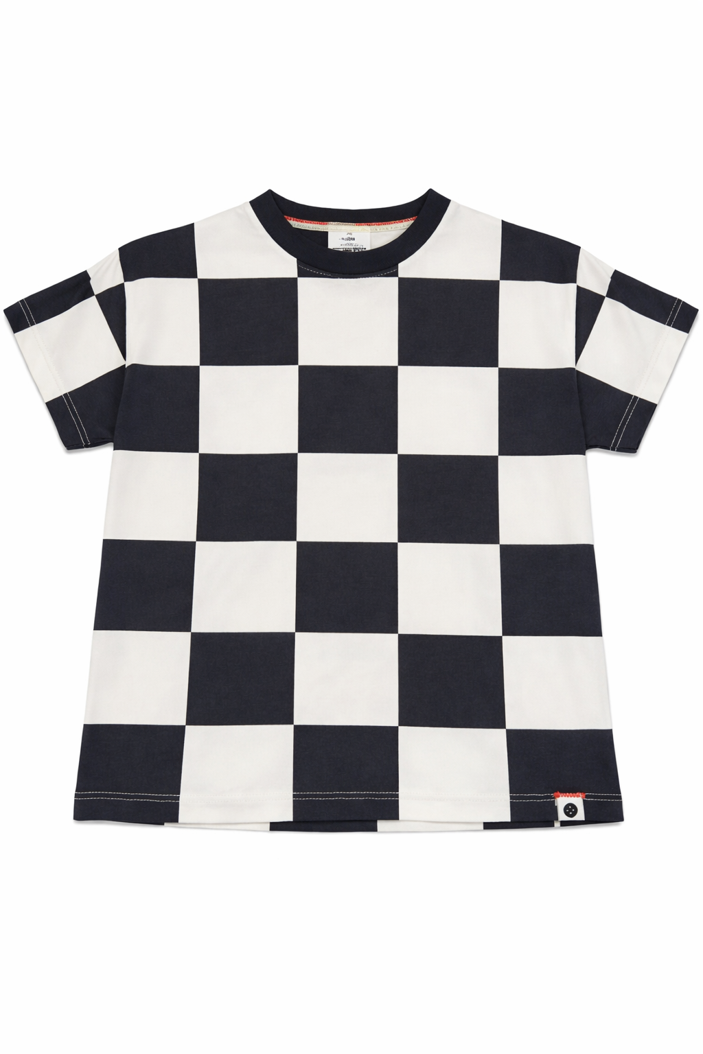 Boy Grey Check T-Shirt