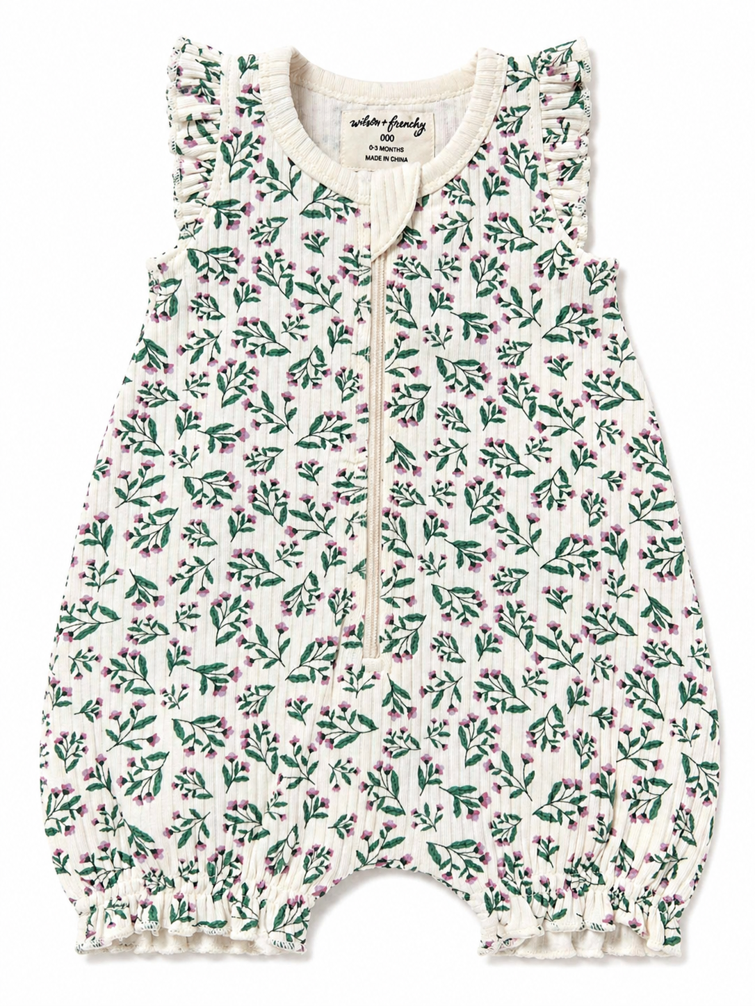 Periwinkle Organic Romper