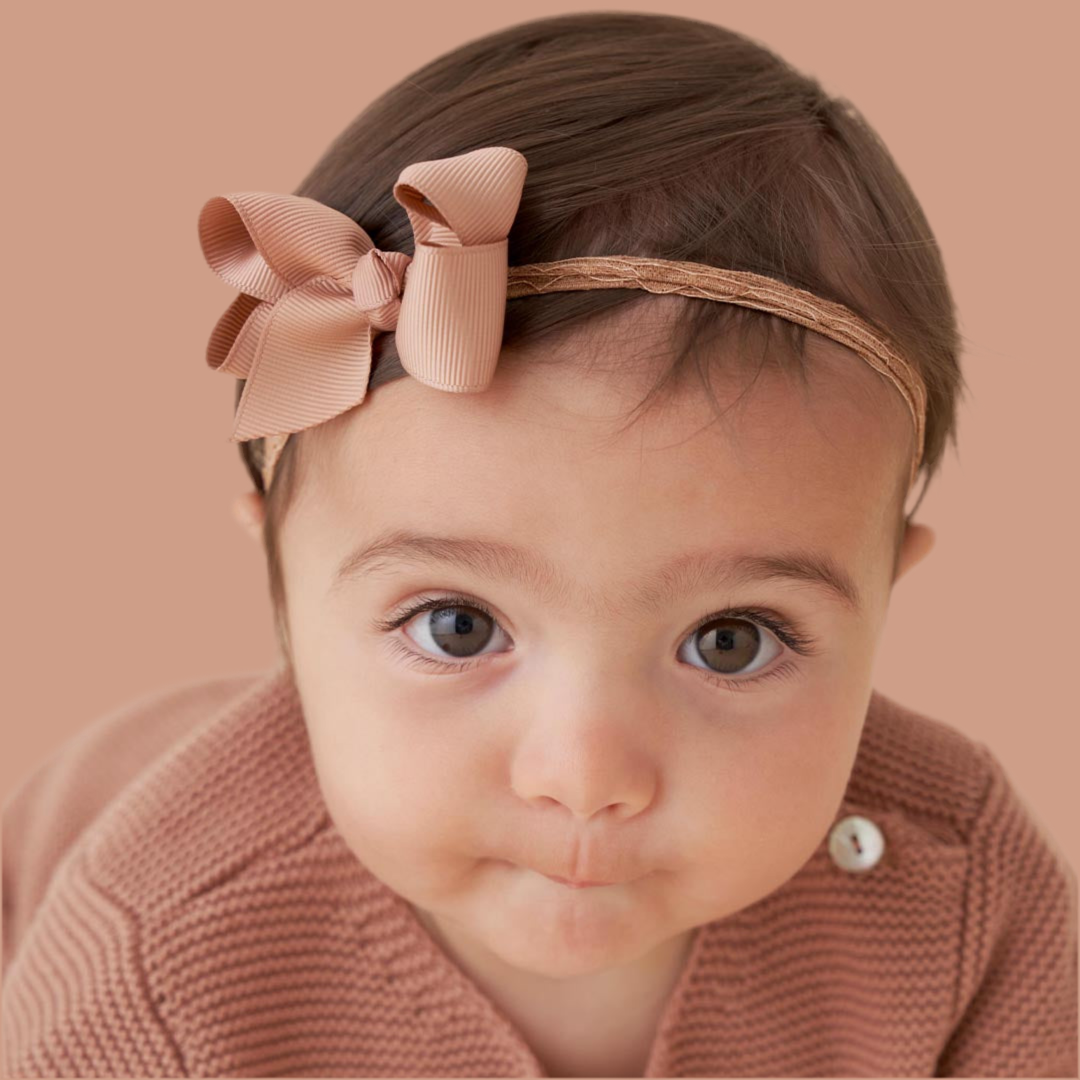 Lacey Bow 3PK Ivory Mocha Sage