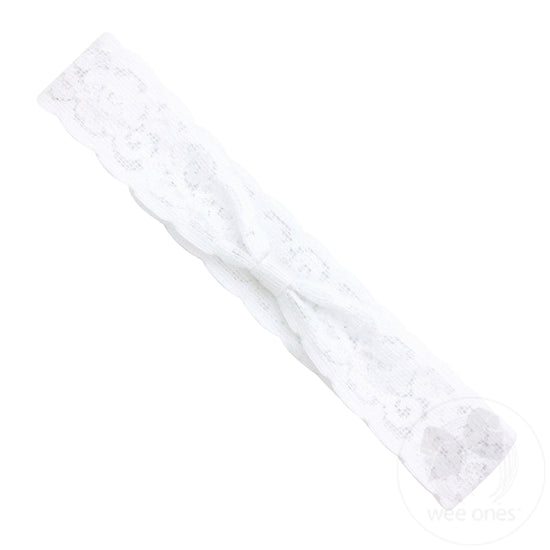 WHT Lace Baby Band