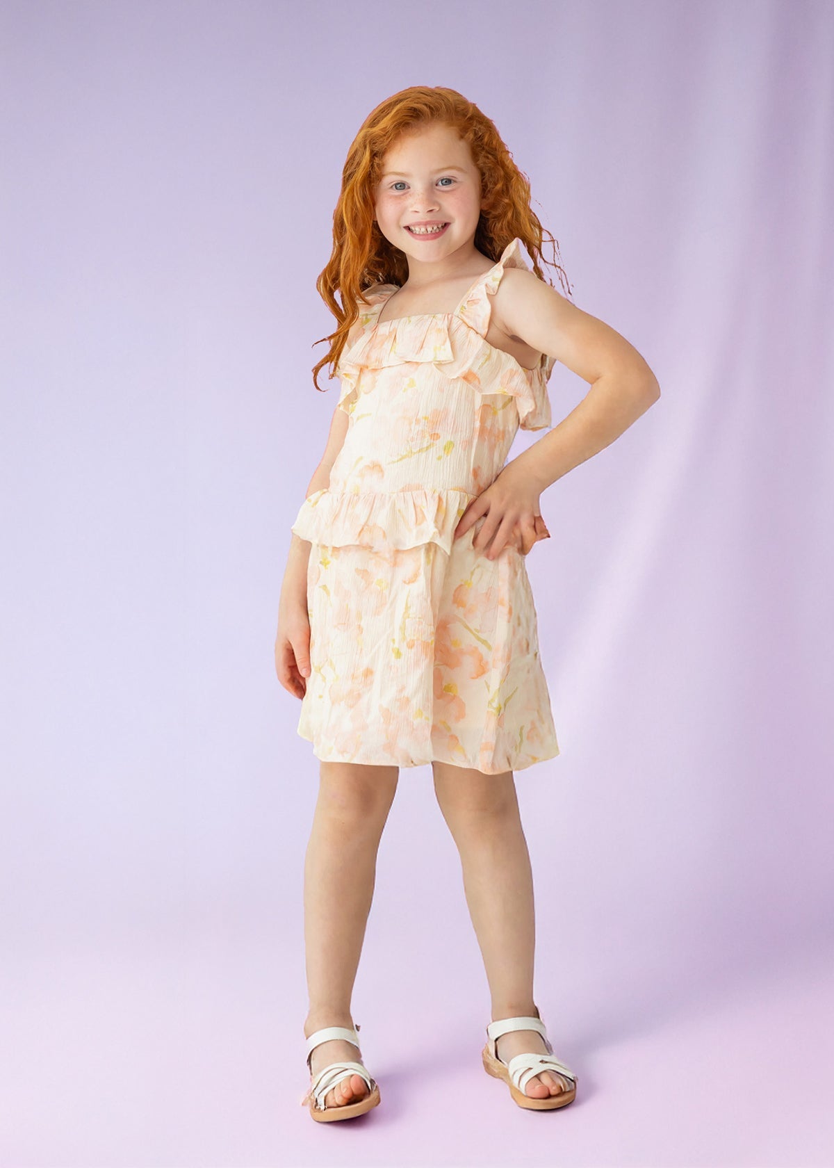 Baby/Toddler Soft Orange Sundrop Dress