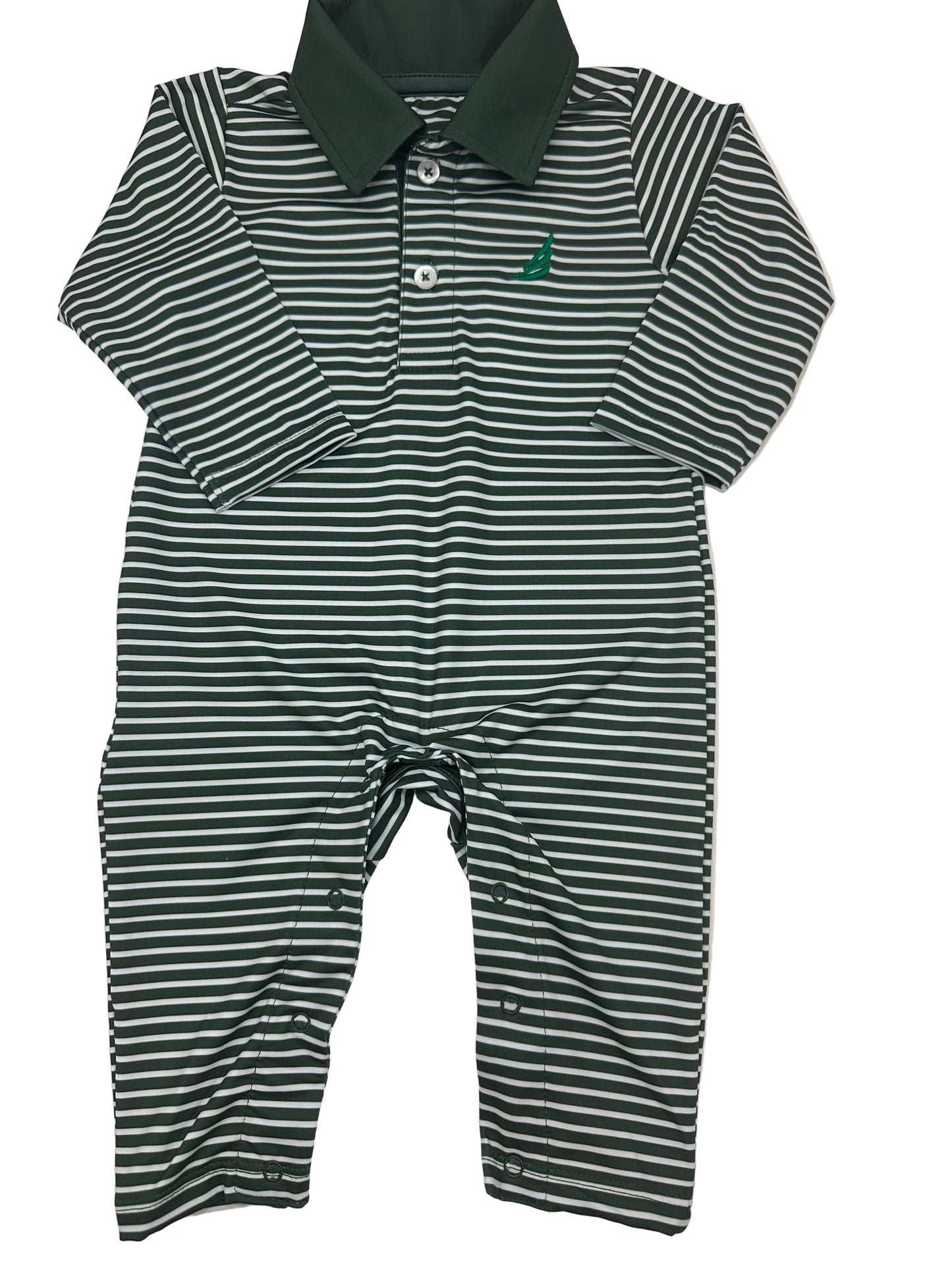 Banks Green Stripe Romper
