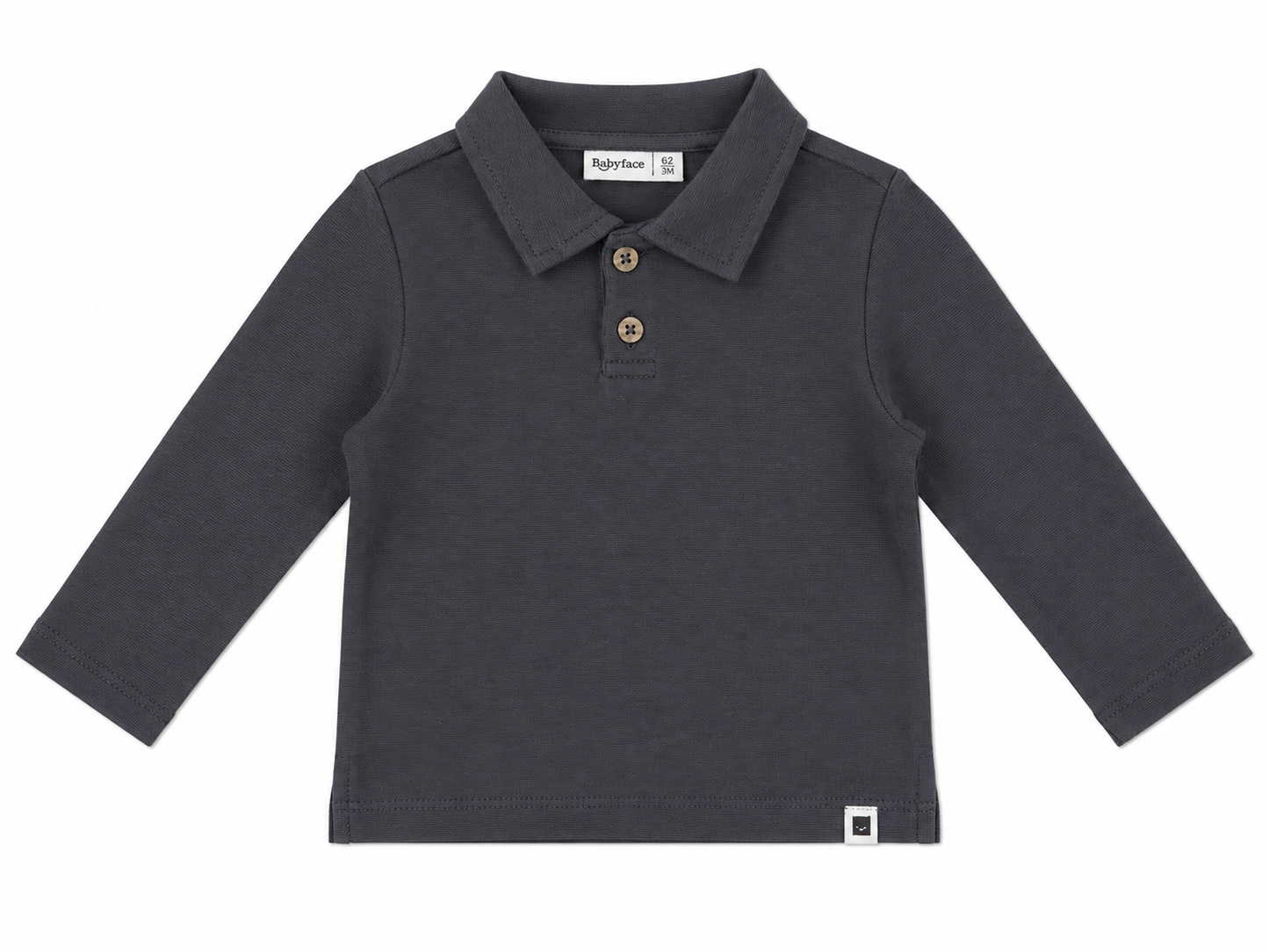 Grey Long-sleeved Polo