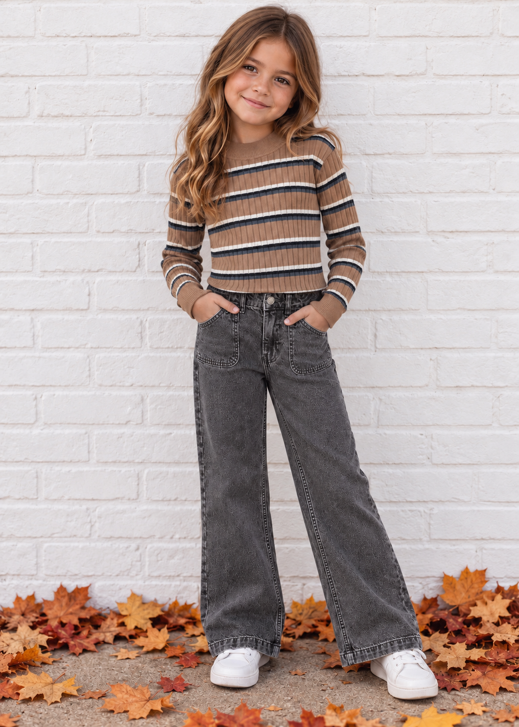Girl Relaxed Grey Denim