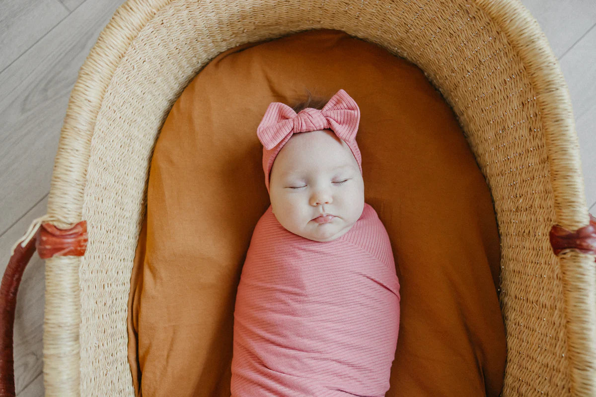 Rosewood Knit Swaddle